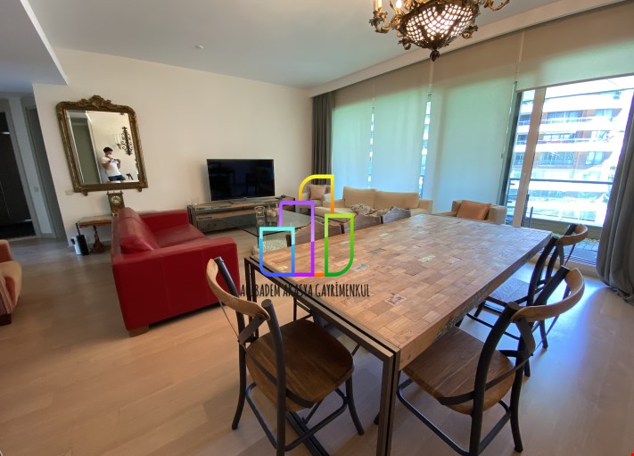 3+1 161m2 AKASYA ACİBADEM GÖL ETABI GÖL YATAY da KİRALIK EŞYALI 