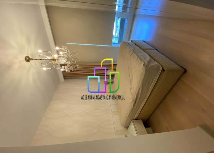3+1 161m2 AKASYA ACİBADEM GÖL ETABI GÖL YATAY da KİRALIK EŞYALI 