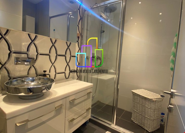 3+1 161m2 AKASYA ACİBADEM GÖL ETABI GÖL YATAY da KİRALIK EŞYALI 