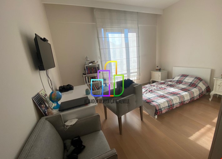 3+1 161m2 AKASYA ACİBADEM GÖL ETABI GÖL YATAY da KİRALIK EŞYALI 