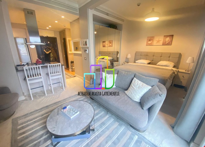 Emaar square de 54 m2 1+1 manzaralı eşyalı daire - Best Price 