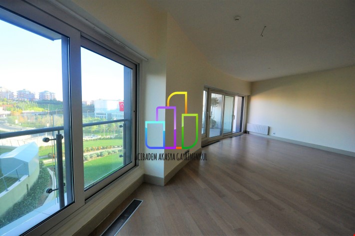 3+1 194m2 AKASYA ACİBADEM KORU ETABI KORU KULE de KİRALIK BALKONLU