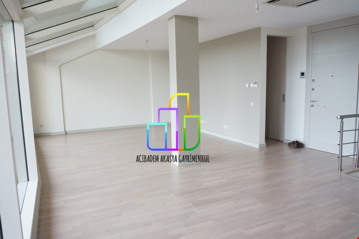 3.5+1 222m2 AKASYA ACİBADEM GÖL ETABI YATAY da TERASLI DUBLEKS