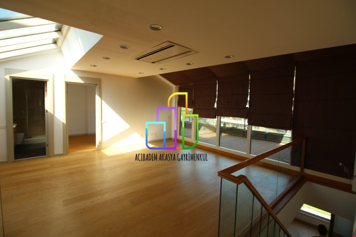 4+2 300m2 AKASYA ACİBADEM GÖL ETABI YATAY da TERASLI DUBLEKS