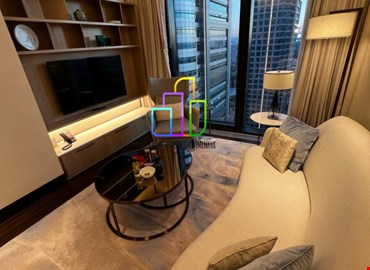 1+1 Fully Furnished Emaar Square Addres Hotel City View!