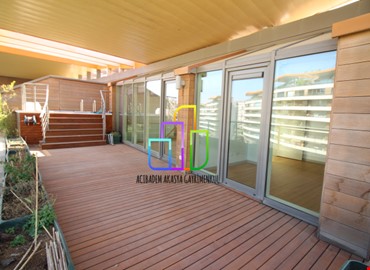 4+2 300m2 AKASYA ACİBADEM GÖL ETABI YATAY da TERASLI DUBLEKS